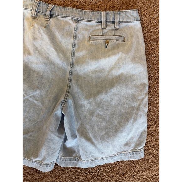 Lands End Light/Medium Wash Lot Bundle 3 Pleated Jean Shorts Womens 8 10 Petites - Picture 13 of 16